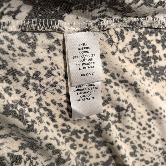 Donna Morgan Short Sleeve Dress Snake Skin Print Faux Wrap Size 8 EUC - Picture 7 of 10